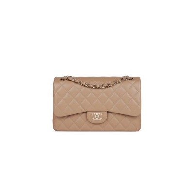 CHANEL CAVIAR QUILTED JUMBO CLASSIC DOUBLE FLAP 1152204 (30*20*10cm)